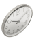  Wanduhr 19776, wei&szlig;/silber