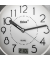  Wanduhr 41964, silber/wei&szlig;