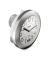  Wanduhr 41964, silber/wei&szlig;