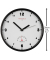  Wanduhr 14982, schwarz/wei&szlig;