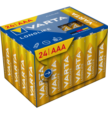 1x24 Varta Longlife Power AAA Cube