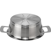 Phi Collection Braten- topf mit Glasdeckel 20 cm, 2,3L
