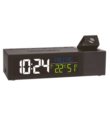  Wecker 60.5014.01, schwarz