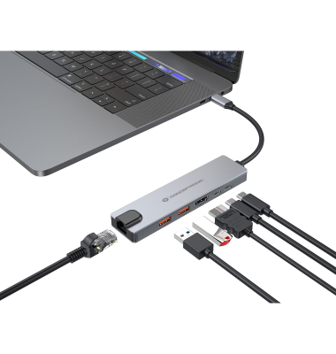 DONN29G 6-in-1 Docking Station