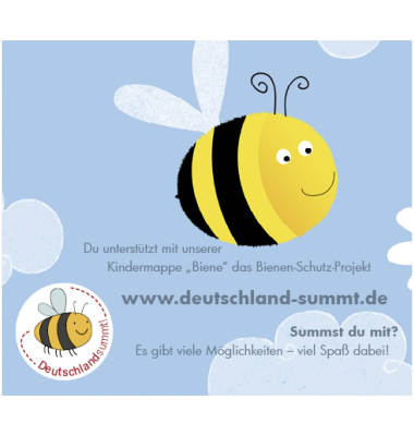1x25 Daiber Biene 13x18cm Kinder Portraitmappen 13328