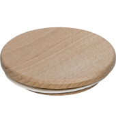 Holzdeckel 80mm Buche