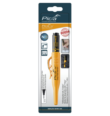 Pica INK Tieflochmarker schwarz SB