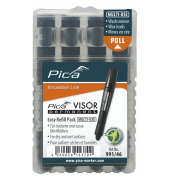 Pica VISOR permanent Ersatzminen -Sets, schwarz