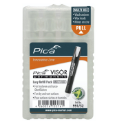 Pica VISOR permanent Ersatzminen -Sets, weiss