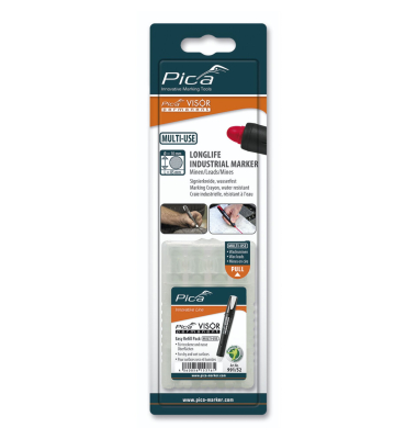 Pica VISOR permanent Ersatzminen -Sets, weiss SB