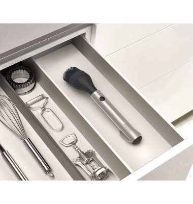 GrillOut schwarz Grillpinsel aus Silikon Ausziehb