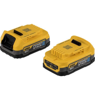 DCBP034E2-XJ Powerstack 2x 18V 1,7Ah Akku-Set