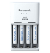 Panasonic Eneloop Basic Charger BQ-CC51 inkl. 4xAAA K-KJ51MCD04E