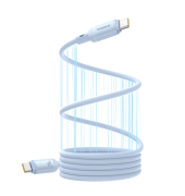 PicoGo magnetisch Ladekabel USB-C 240W 1m, blau
