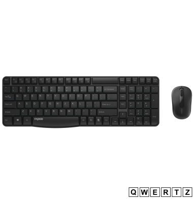 X1800S Deskset Kabellos, Schwarz