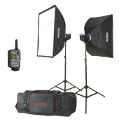 MS200-F Studio-Kit Studioblitzger&auml;te-Kit 2 x 200Ws