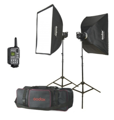 MS200-F Studio-Kit Studioblitzger&auml;te-Kit 2 x 200Ws