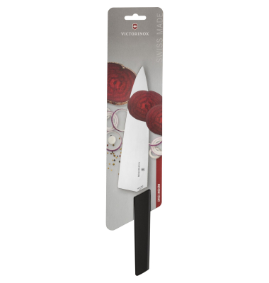 Swiss Modern Tranchiermesser Schwarz 20 cm