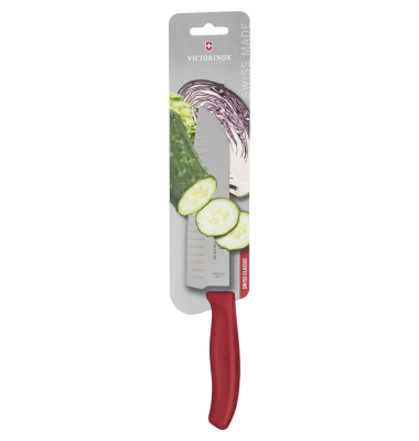 Swiss Classic Santokumesser 17cm rot