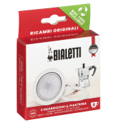 Ricambi 3 Ersatz- dichtungen +1 Filter 6 Tassen