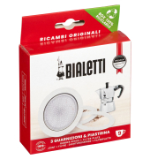 Ricambi 3 Ersatz- dichtungen +1 Filter 9 Tassen