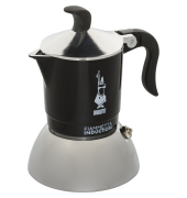 Espressokocher 7149, schwarz/silber