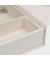 Fotobox BY546D, mit Deckel, au&szlig;en 23x12,5x5cm, Baumwolle creme