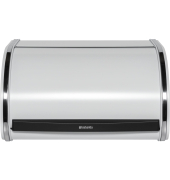 Klappbrotkasten Front rund, weiss, medium