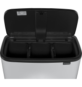 M&uuml;lleimer Bo Touch Bin weiss, 3 x 11 L