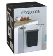 Einbaum&uuml;lleimer 10 L Black