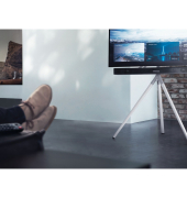One for All TV Stand Full Metal Tripod Titanium wei&szlig; WM 7462