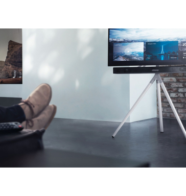 One for All TV Stand Full Metal Tripod Titanium wei&szlig; WM 7462