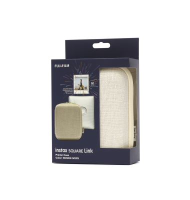 instax Square Link Printer Case woven ivory