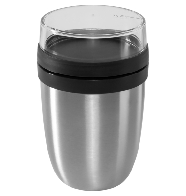 Thermo-Lunchpot Ellipse Edelstahl Nordic Black 500+200ml