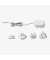 Multi Plug Adapter Set f&uuml;r Foldio 2 plus Dome 360