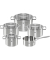 Vitality Kochtopfset 5-teilig silber