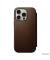 Modern Leather Folio iPhone 16 Pro Brown