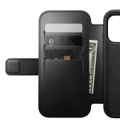 Modern Leather Folio iPhone 17 Pro Black Horween