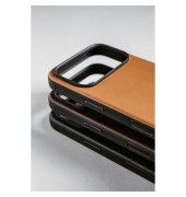 Modern Leather Case iPhone 17 Pro English Tan