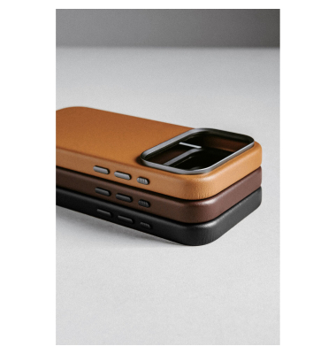 Traditional Leather Case iPhone 17 Pro Rustic Brown H.