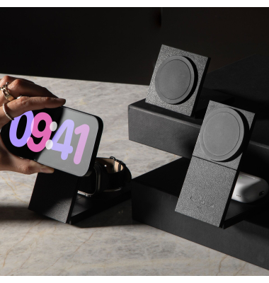 Rise Solo Foldable Qi2 Wireless Charger Black