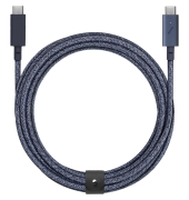 Belt Cable USB-C to USB-C Pro 2,4m Indigo