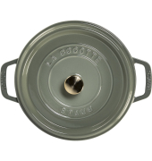 La Cocotte 24cm rund, Eukalyptus, Gusseisen