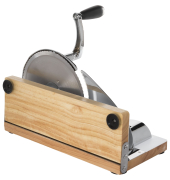 Brotschneidemaschine Vintage manuell, chrom