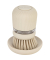 Sp&uuml;lb&uuml;rste mit Seifenspender Soft Beige