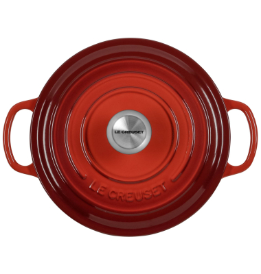 Signature Br&auml;ter rund 20 cm kirschrot
