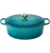 Signature Br&auml;ter oval 31 cm Bleu Riviera