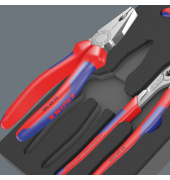 9780 KNIPEX Zangen Set 1 Schaumstoffeinlage