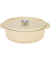 Br&auml;ter mit Deckel Gusseisen 30cm, oval, creme