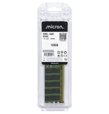 DDR5 RDIMM 128GB 2Rx4 6400 CL52 (32Gbit) Single Pack